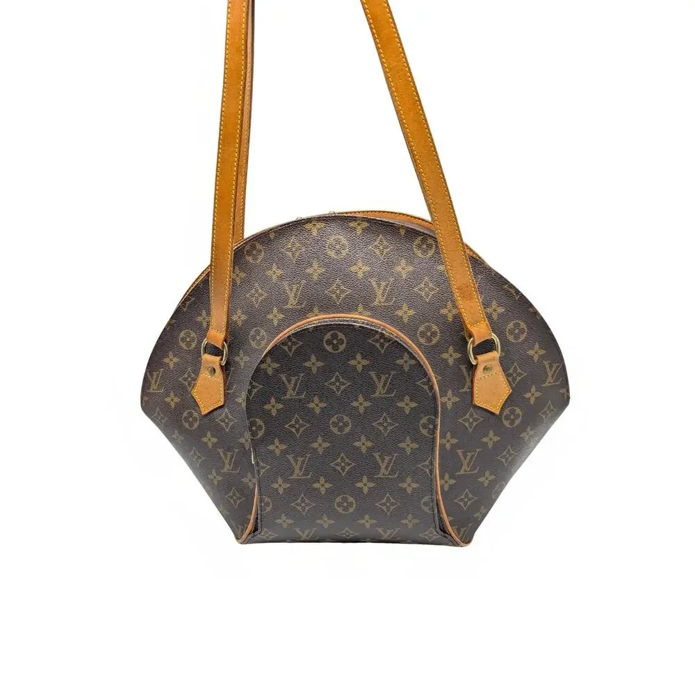Louis Vuitton Monogram Canvas Ellipse GM Shopper Shoulder Bag Rare